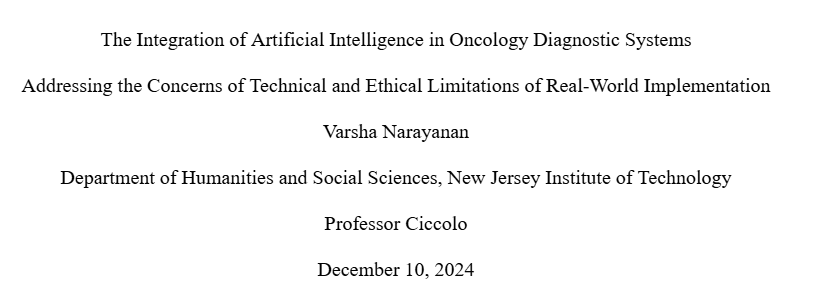 AI in Oncology Systems (Research Paper) image 5